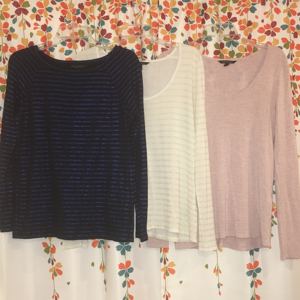 *BANANA REPUBLIC*Metallic Shirts Bundle Size Small